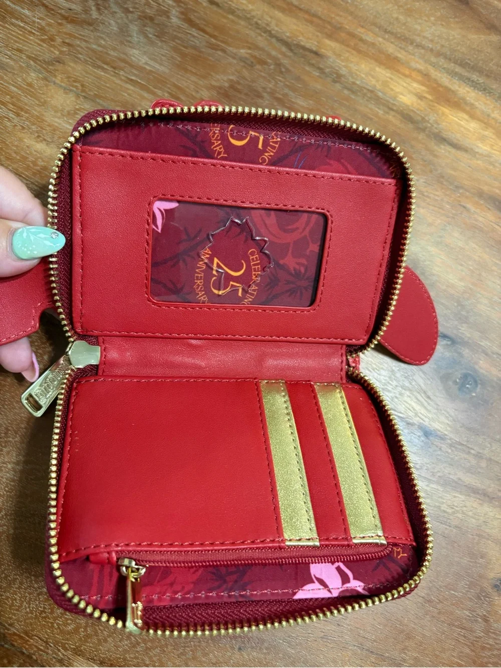 Loungefly Mushu and Cricket Mulan wallet. Never used. - Picture 3 of 3